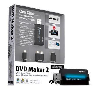 New KWorld Video Editing DVD MAKER2 Video Capture USB