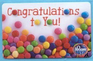 Kroger Congratulations to You 2012 Gift Card