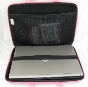 Kroo Hard Sided Laptop Netbook Case Nylon 10 13 Pink