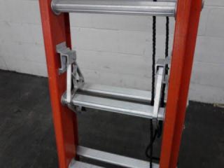 lb Duty Rating Fiberglass Flat D Rung Extension Ladder 28 Ft