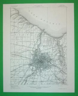 Rochester Lincoln Park Brighton New York 1911 Topo Map