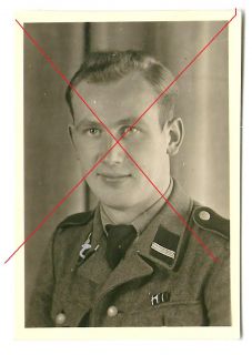 Very RARE Elite Germania Original WW2 Portrait Passportsize