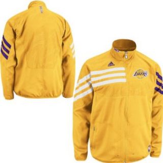 Los Angeles Lakers Gold on Court Warm Up Jacket M