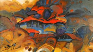 Ordev ~ Contemporary Macedonian Artist Abstract Landscape Painting