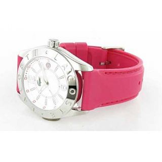 Authentic Lacoste Biarritz Pink Silicone Rubber Strap Ladies Watch