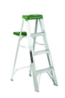 Louisville Ladder AS4004 225 Pound Duty Rating Aluminum Stepladder, 4