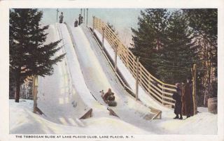 Toboggan Slide at Lake Placid Adirondacks New York WB