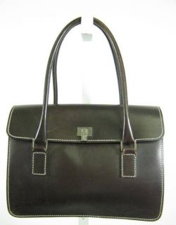 LAMBERTSON Truex Brown Leather Tote Handbag