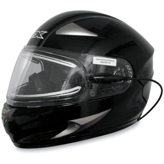 Motorcycle FX 90s Snow Helmet Electric Shield Black x Large XL