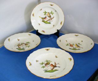 ROTHSCHILD BIRD LARGE 9.5 FLAT RIMMED SOUP BOWLS 1501/RO GROUP A