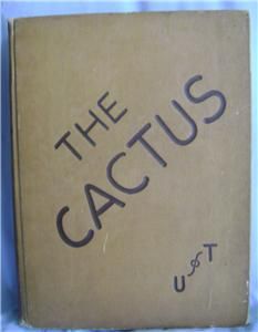 1949 University of Texas Cactus College Yearbook Tom Landry