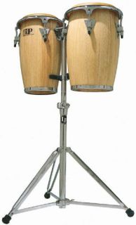 Latin Percussion LP JRX Aspire Junior Wood Congas with Double Stand