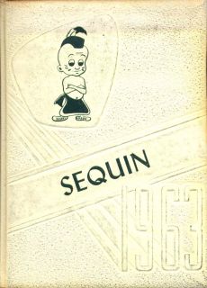 Sequin Newington High School Newington Ct 1963 Yearbook