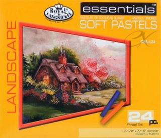 Pastels Royal Essentials 24 PC Landscape Colors 2 1/2 x 7/16 dia