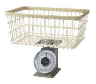 Analog Laundry Scale 40 lb with Wire Basket New in Box