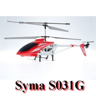 Syma S031G Big Size RC Remote Control Helicopter 3 5 CH Metal Coaxial