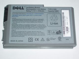 Laptop Battery Dell Latitude D500 D505 D600 D610 C1295