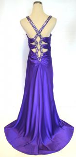 Hailey Logan $150 Purple Prom Evening Party Gown 7