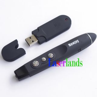 Wireless USB Remote PPT Presentation Laser Pointer Pen
