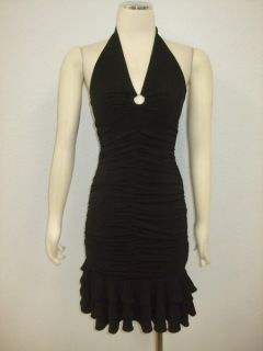 Laundry by Shelli Segal $195 Ruched Black Dress 2
