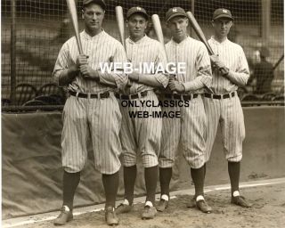 1927 NY Yankee Lou Gehrig Lazzeri Koenig Duggan Photo
