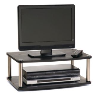 DESIGNS2GO Double 2 Tier Swivel LCD TV Monitor Stand