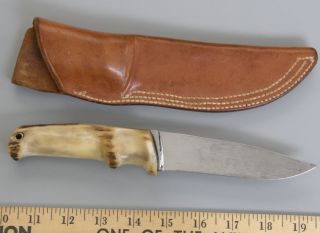 Loveless Lawndale California RAREST Narrow Tang Stag Hunting Knife