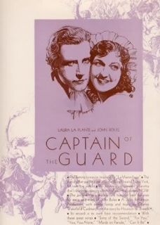 Captain of The Guard 1930 Laura La Plante John Boles Trade Advert
