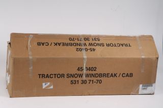 531307170 45 0402 Snow Cab for Lawn Tractor Cosmetic Damage