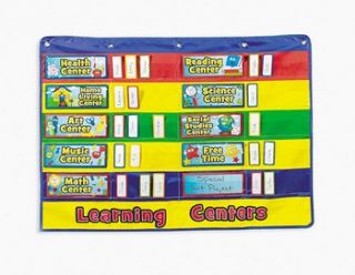 Learning Centers Pocket Chart Montessori Classroom Organization
