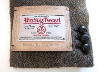 990 RRL Ralph Lauren Harris Tweed Herringbone Wool Blazer Jacket 42 R