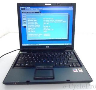 HP Compaq NC6220 Laptop Pentium M 1 86GHz 40GB DDR PC2 4200 4200RPM