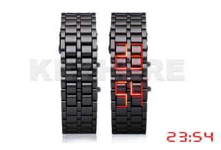 Lava Style Iron Samurai Red LED Digital Watch Unisex