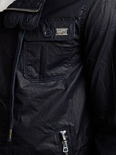 Diesel Four pocket coated jacket Navy   