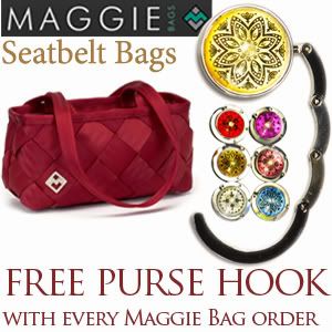 Maggie Seatbelt Bag Large Messenger Grey Two Tone