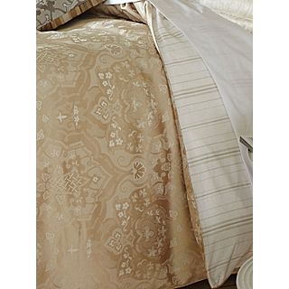 Bedeck Anise bed linen range in gold   
