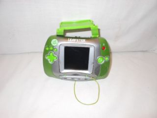 LeapFrog Leapster Learning Game System w Screen Cover 7 Games Green