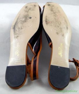 Lela Rose for Payless Womens Open Toe Slingback Flats Shoes 7 5 M