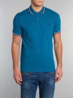 Fred Perry Twin tipped polo shirt Teal   