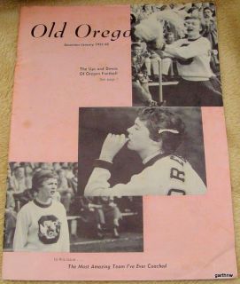 Len Casanova Oregon Ducks Football Coach RARE 1958 Rose Bowl Personal