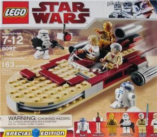 Lukes Landspeeder Lego 8092 Star Wars Classic Brand New 2010 Play Set