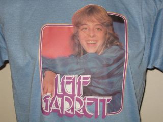 Vintage 1978 Leif Garrett T Shirt Medium Rock Pop Concert Tour Soft