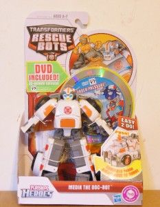 Transformers Rescue Bots Medix The Doc Bot with DVD Mint in Package