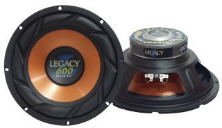 New Legacy LWFX107 10 600W Car Audio Subwoofer Sub Power Audio Woofer