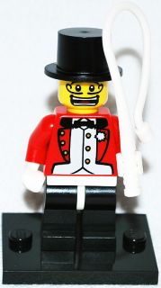 Lego Circus Ringmaster with Whip Minifigure Out of Pack Series 2 Set