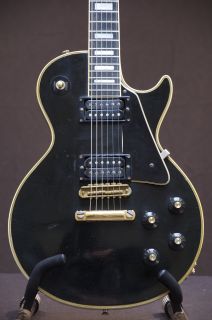 Vintage 69 70 Gibson Les Paul Custom Ebony Fretless Wonder GRLC753