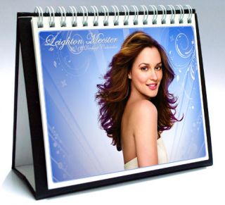 Leighton Meester 2012 Desktop Calendar Gossip Girl