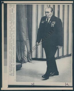  184 Leonid Brezhnev President USSR Politics World Leaders Brezhnev