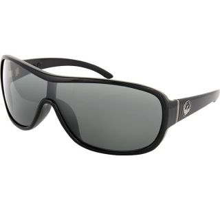 Dragon Transit Sunglasses Jet Black Frame Grey Lens