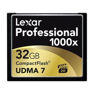 Lexar Pro 32GB CF 1000x Speed Memory Card for Canon 1dx 5D 7D NIKOND4